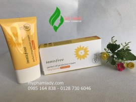 Kem chống nắng cho da khô thiếu độ ẩm Innisfree Perfect UV Protection Long Lasting For Dry Skin SPF50+ PA+++ 50ml